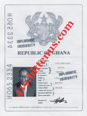My Diplomatic Immmunity Passport
